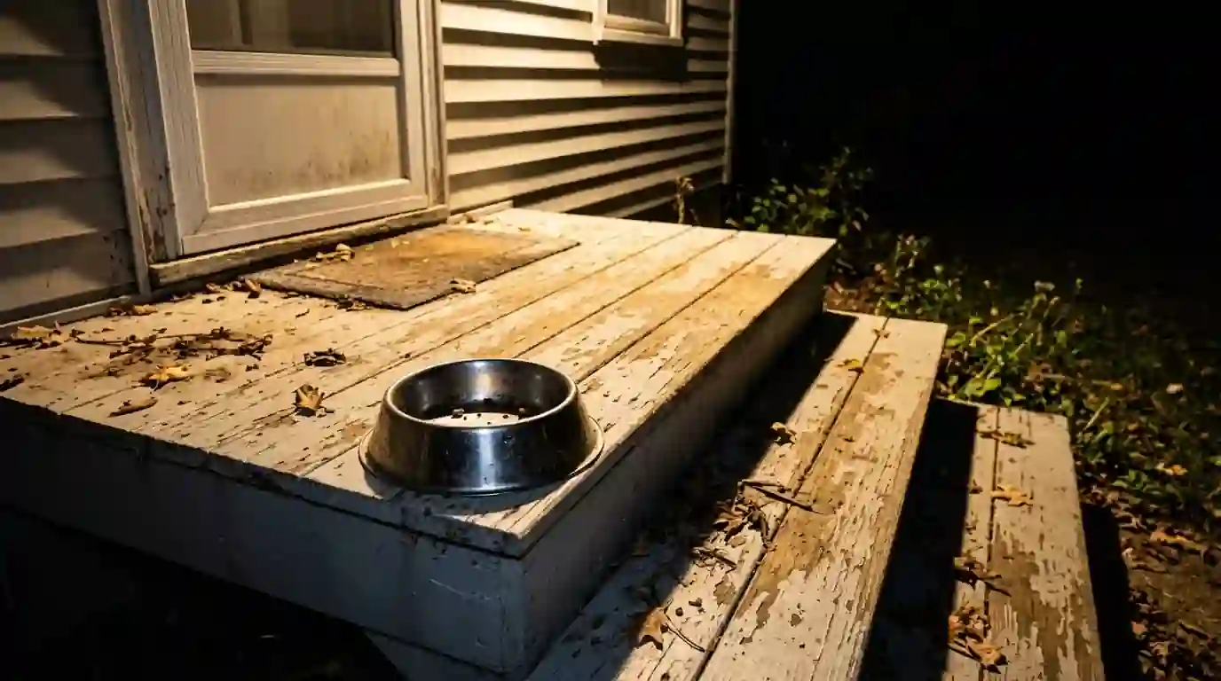 Porch pet food, the standing invitation